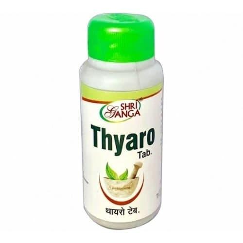 Тьяро, 120 таб,  (Thyaro tab SHRI GANGA), нормализует работу щитовидной железы
