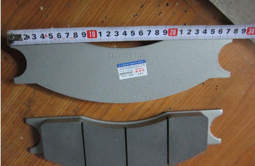 Тормозные колодки на фронтальный погрузчик Brenner 936 / ZL30 / LW300. 75700434 - фото 2 - id-p98297871