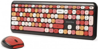 Комплект клавиатура+мышь мультимедийный Smartbuy SBC-666395AG-K