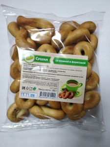 Сушки Тралли Валли со стевией 200гр ТМ СахарOFF