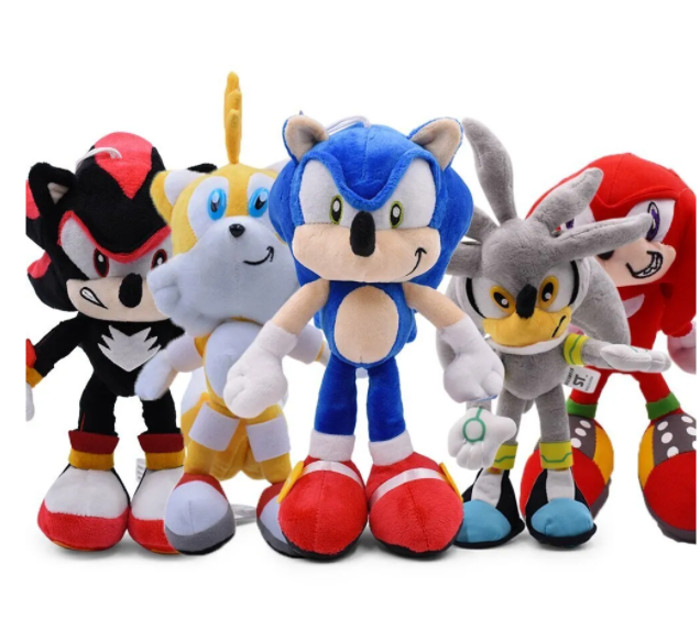 Набор мягких игрушек из фильма Соник (Sonic) /Игрушка Sonic the Hedgehog (Ёж Соник)