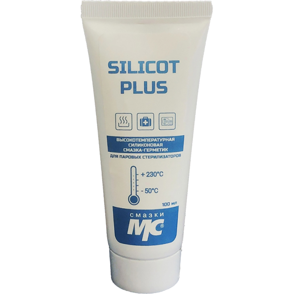 Смазка силиконовая-герметик МС Silicot Plus, туба 100 мл.