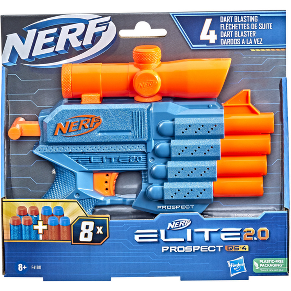 Hasbro Nerf Elite 2,0 Бластер Пистолет Перспектива QS4 - фото 2 - id-p98325526