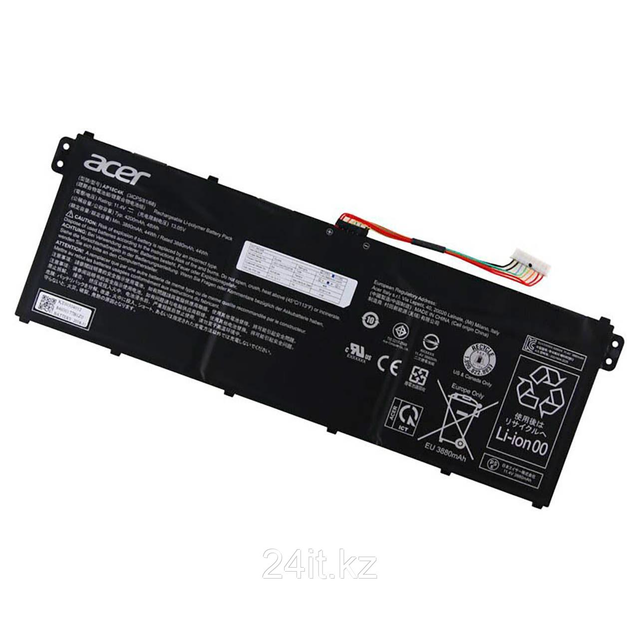 Аккумулятор AP18C4K для ноутбука Acer 11.4V 48Wh 4220mAh Оригинал