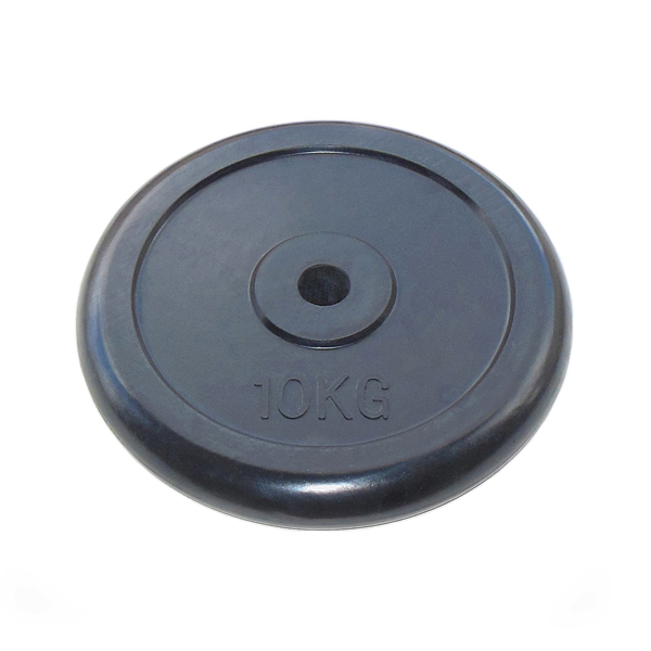Диски обрезиненные черные Johns d26 мм (10 кг)
