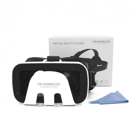 Очки-шлем виртуальной реальности VR SHINECON G3.0 3D (с bluetooth-геймпадом) - фото 3 - id-p98355806