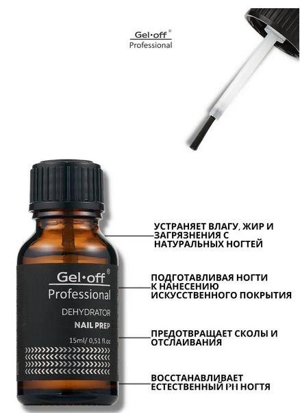 Дегидратор NAIL PREP Gel-off Professional, 15 мл. - фото 2 - id-p98356064