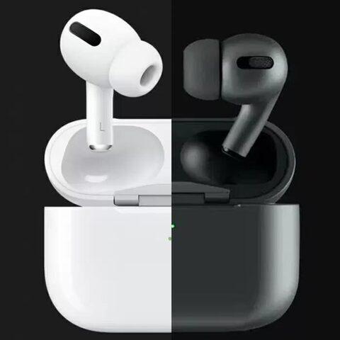 Наушники беспроводные AirPods Pro для iPhone и Android {LUX реплика} (Черный) - фото 2 - id-p98355885