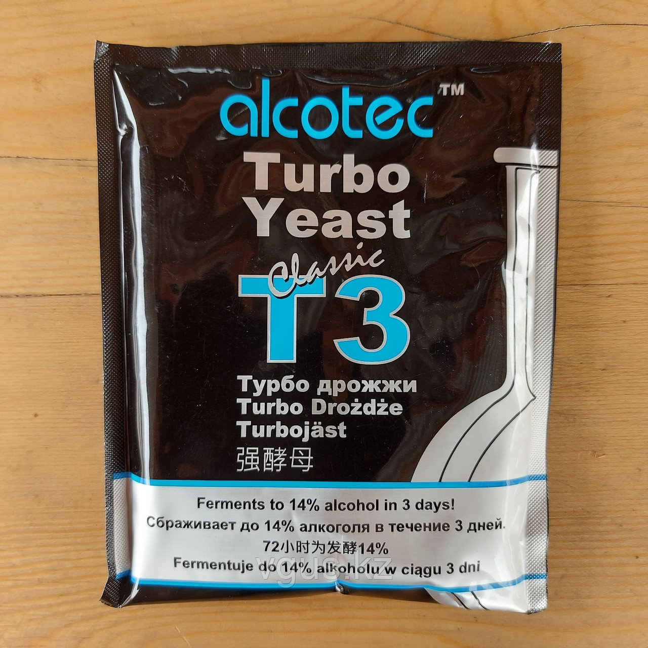 Дрожжи Alcotec Turbo Yeast Т3 120гр. - фото 1 - id-p98358386