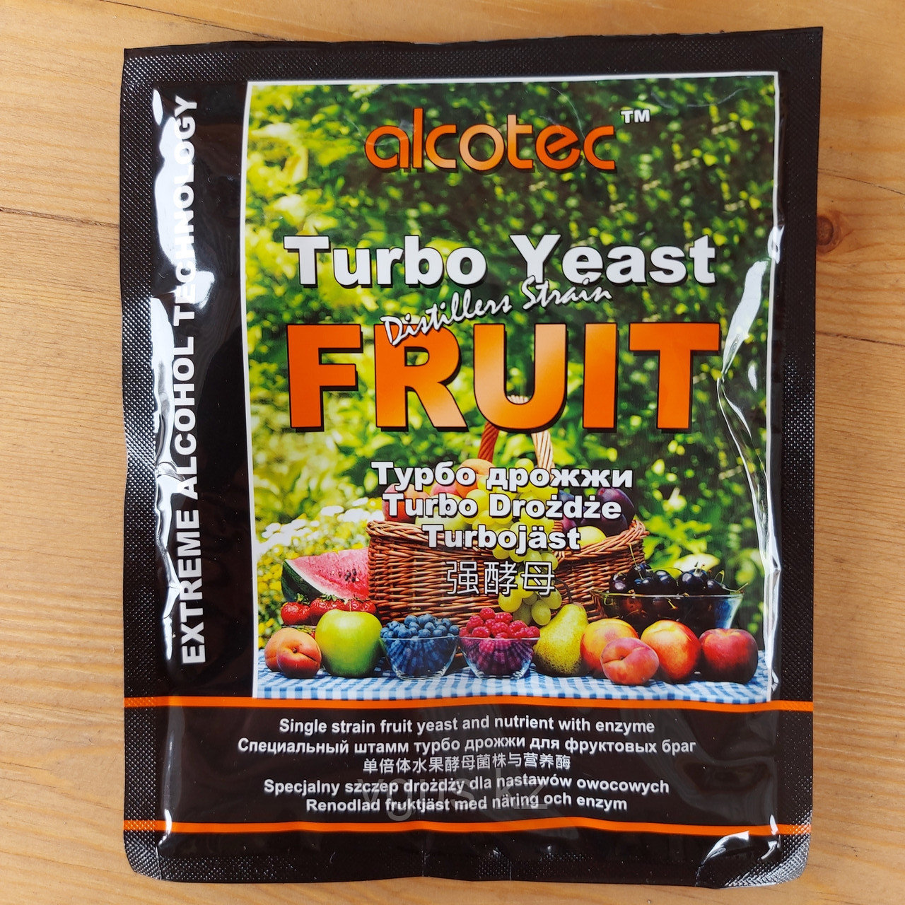 Дрожжи Alcotec Turbo Yeast FRUIT 60гр. - фото 1 - id-p98358400