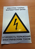 Знак опасность поражения электрическим током Д09