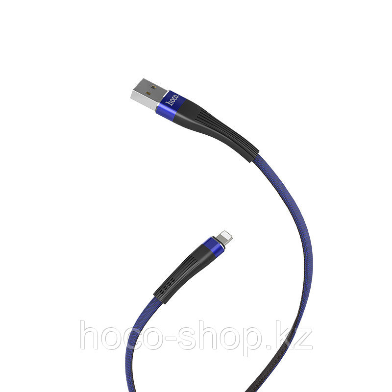 Кабель Hoco U39 с разъемом Lightning, синий, фото 1
