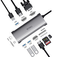 USB Адаптер Wiwu Alpha 11-in-1 Usb-C расширитель портов для макбука