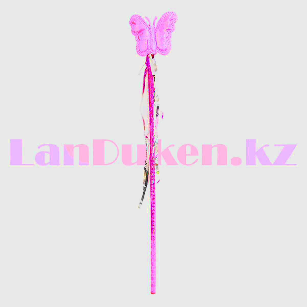 Набор феи светящийся крылья ободок волшебная палочка с радужной юбкой 229-2 ярко розовый - фото 3 - id-p94166477