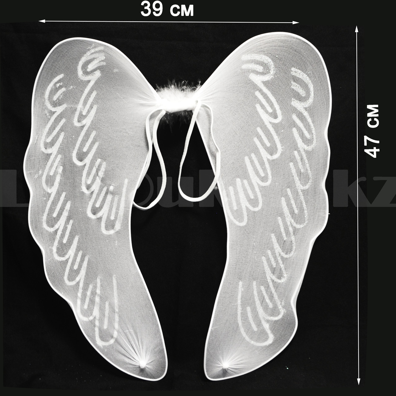 Набор ангела крылья волшебная палочка и ободок белый - фото 2 - id-p98364111