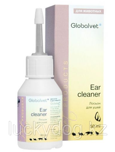 GlobalVet Лосьон для ушей для собак Ear cleaner (ГлобалВет), фл. 50 мл