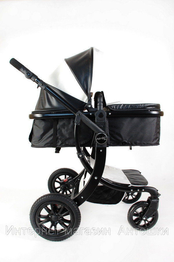 Aimile 608-2 Black-white на черной раме экокожа