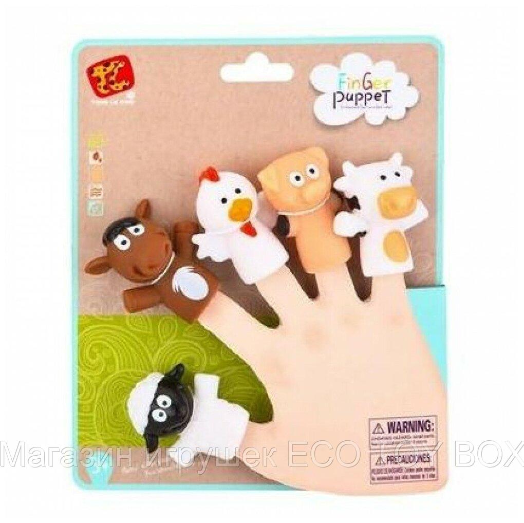 Набор игрушек на пальцы Пальчиковый театр "Домашние животные/Ферма" кукольный театр Finger Pupper