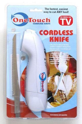 Электронож беспроводной OneTouch Cordless Knife с комплектом сменных лезвий - фото 6 - id-p98365247