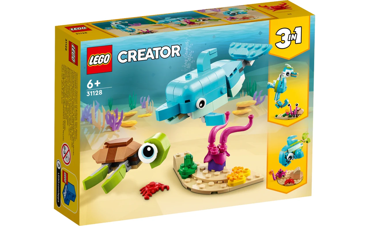 31128 Lego Creator Дельфин и черепаха, Лего Креатор
