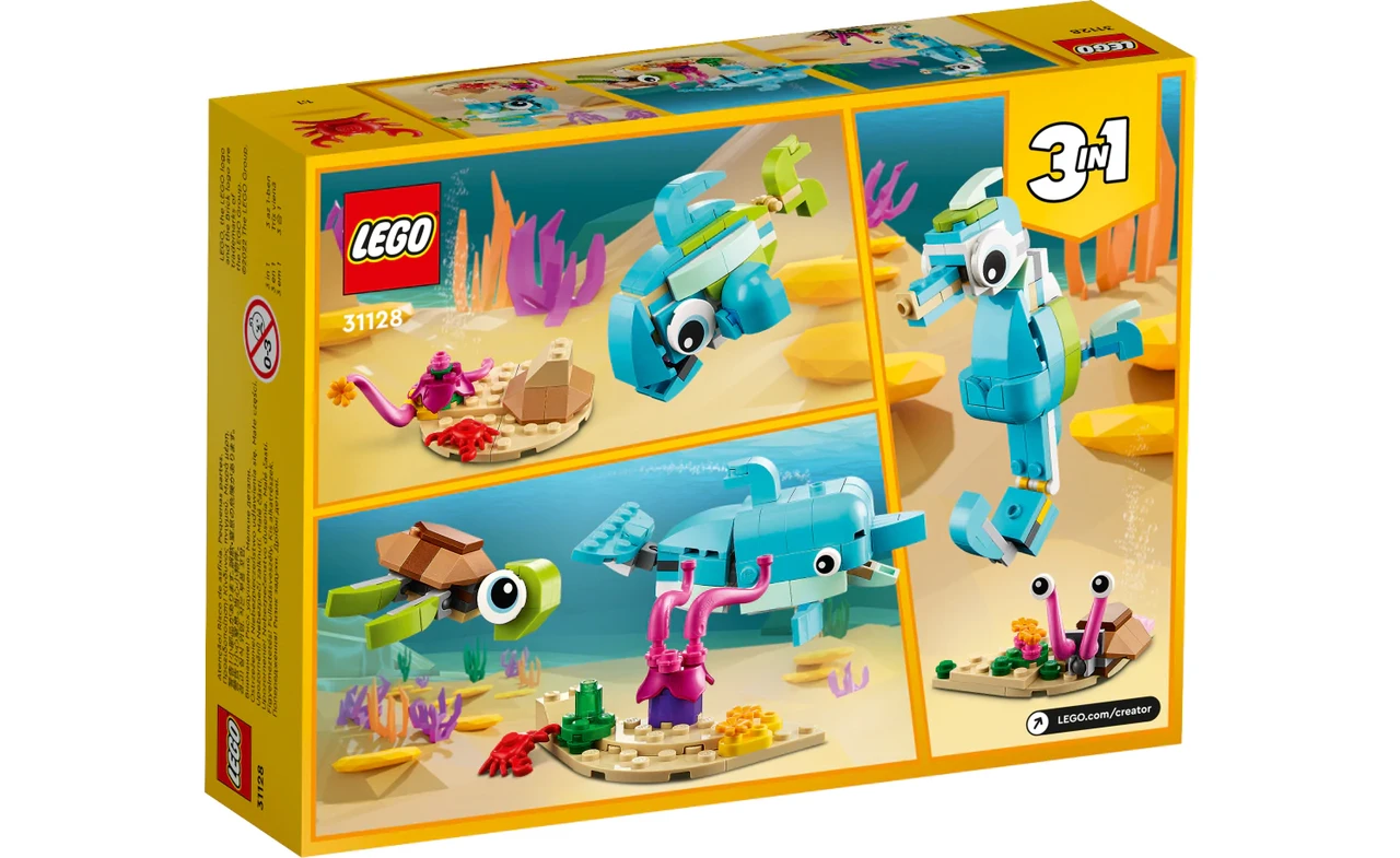 31128 Lego Creator Дельфин и черепаха, Лего Креатор - фото 2 - id-p98364667