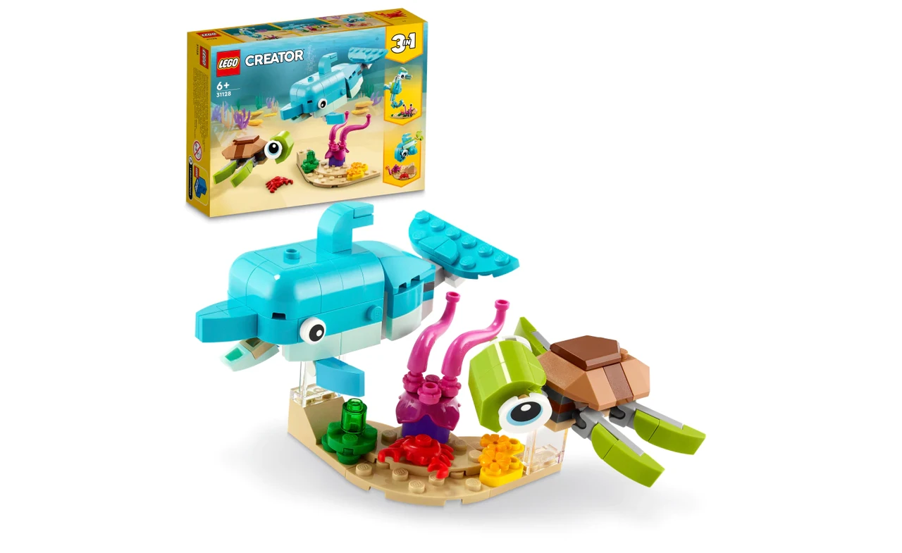 31128 Lego Creator Дельфин и черепаха, Лего Креатор - фото 3 - id-p98364667