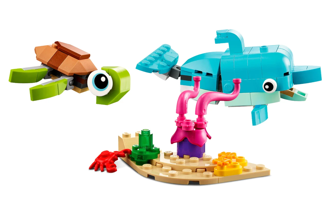 31128 Lego Creator Дельфин и черепаха, Лего Креатор - фото 4 - id-p98364667