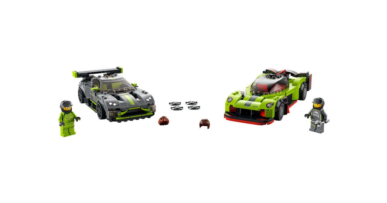 76910 Lego Speed Aston Martin Valkyrie AMR Pro и Aston Martin Vantage GT3 - фото 3 - id-p98364689