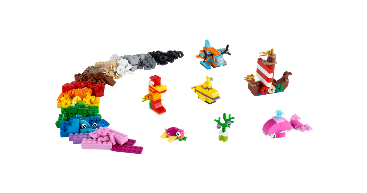 11018 Lego Classic Творческое веселье в океане, Лего Классика - фото 3 - id-p98364661