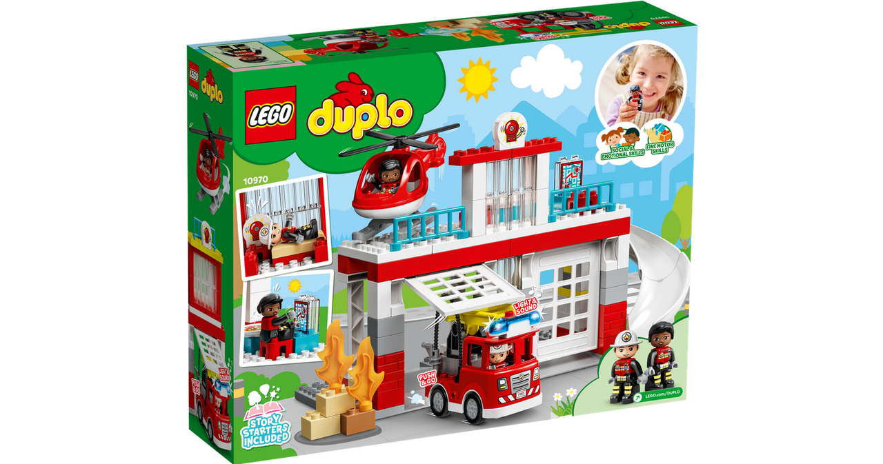 10970 Lego Duplo Пожарная часть и вертолёт, Лего Дупло - фото 2 - id-p98364660