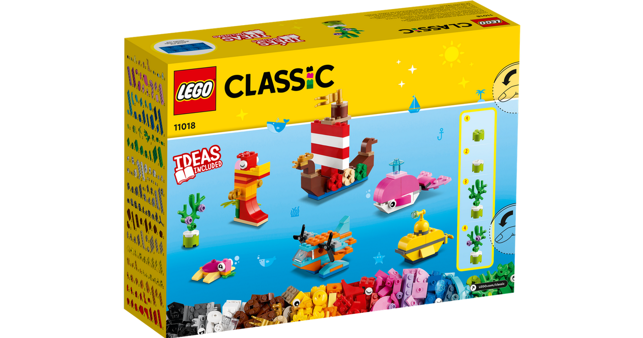 11018 Lego Classic Творческое веселье в океане, Лего Классика - фото 2 - id-p98364661