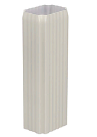 Труба водосточная 76x102x3000 мм Белый Полиэстер