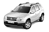 Защита порогов с алюм. площадкой Ø51мм «Эстонец» ШАГРЕНЬ (ППК) RENAULT Duster 2012-20