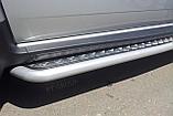 Защита порогов с алюм. площадкой Ø51мм ИСКРА (ППК) RENAULT Duster 2012-20, фото 5