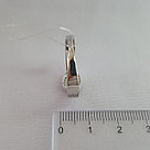 Кольцо AQUAMARINE 6911704А.5 серебро с родием коллекц. Фианит Аметист, фото 3