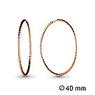 Серьги конго из серебра Aquamarine 30915.6 серебро с позолотой, фото 4