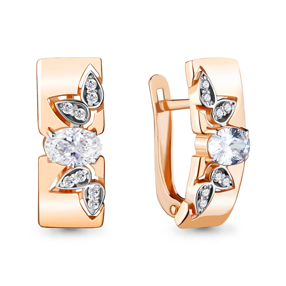 Серьги классические 47185А.6 позолота