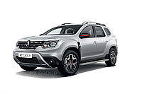 Защита порогов с алюм. площадкой Ø51 мм ИСКРА (ППК) RENAULT Duster 2021-