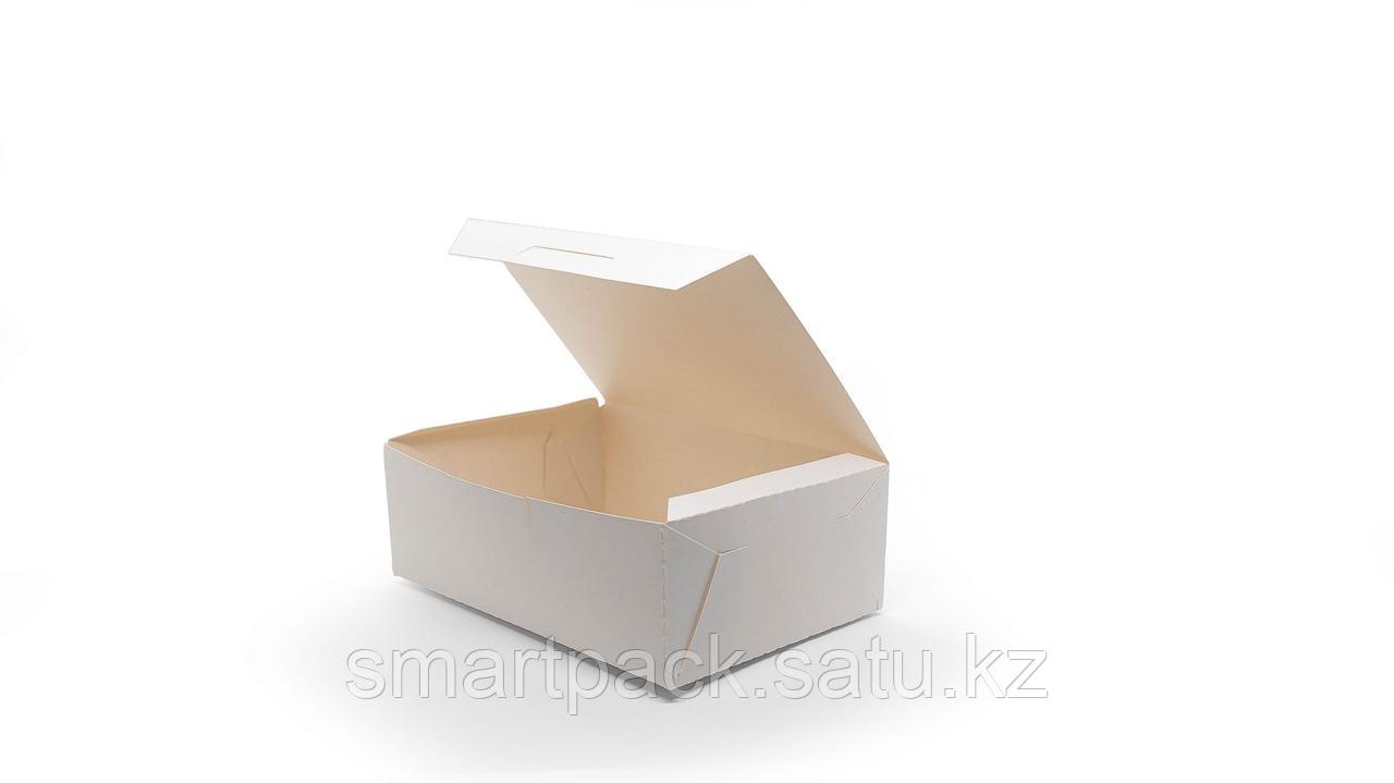 Контейнер бумажный Cake box 1300мл 150*115*75мм - фото 1 - id-p98372668