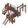 Детский игровой комплекс «Карапуз» ДИК 1.001.08-01 H=750, фото 3