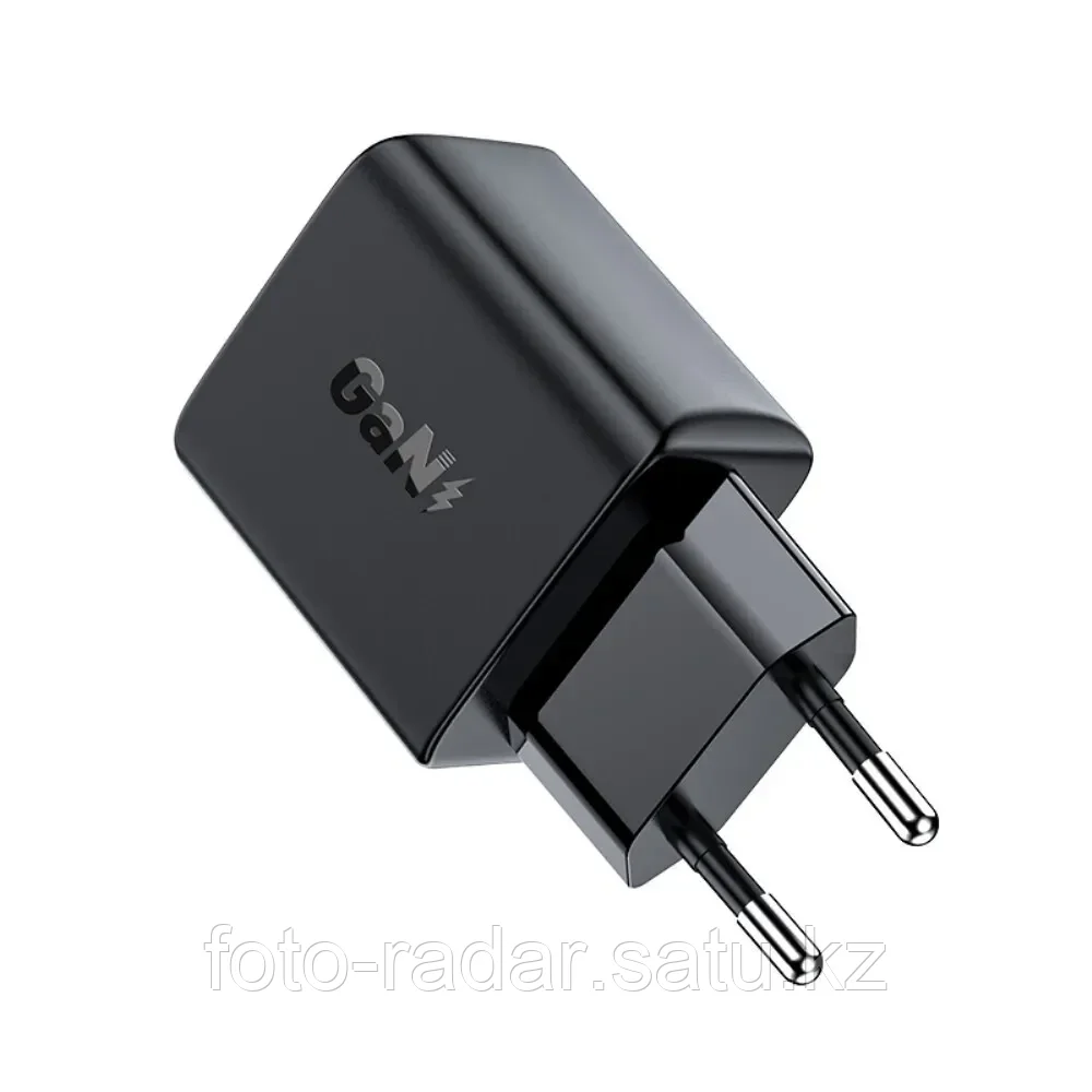 Сетевое быстрое зарядное устройство Hoco ACEFAST A21 30W GaN single USB-C charger (EU), черное - фото 5 - id-p98372703