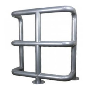 Колесоотбойник металлический КМ-950/76х3 угловой на отводах