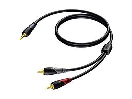CLA711/3 Кабель Mini Jack3.5 на 2 RCA 3 метра PROCAB