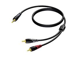 PROCAB Кабель Mini Jack3.5 на 2 RCA 3 метра CLA711/3