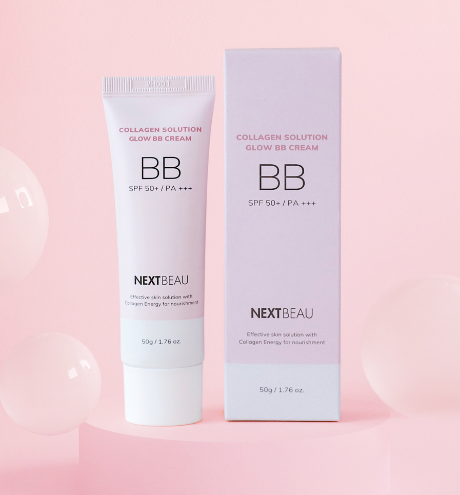 Nextbeau BB крем для лица с коллагеном Collagen Solution Glow BB cream / 01 тон - фото 1 - id-p98373813