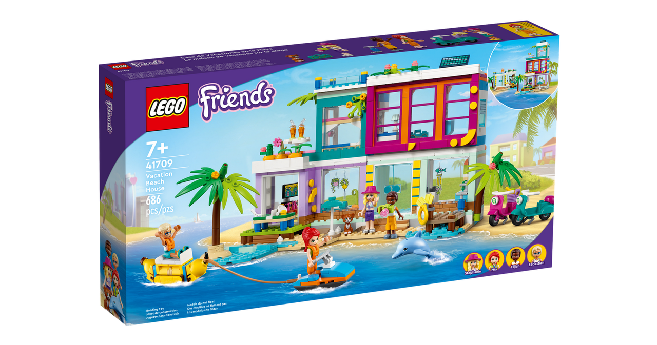 41709 Lego Friends Пляжный дом для отдыха, Лего Подружки