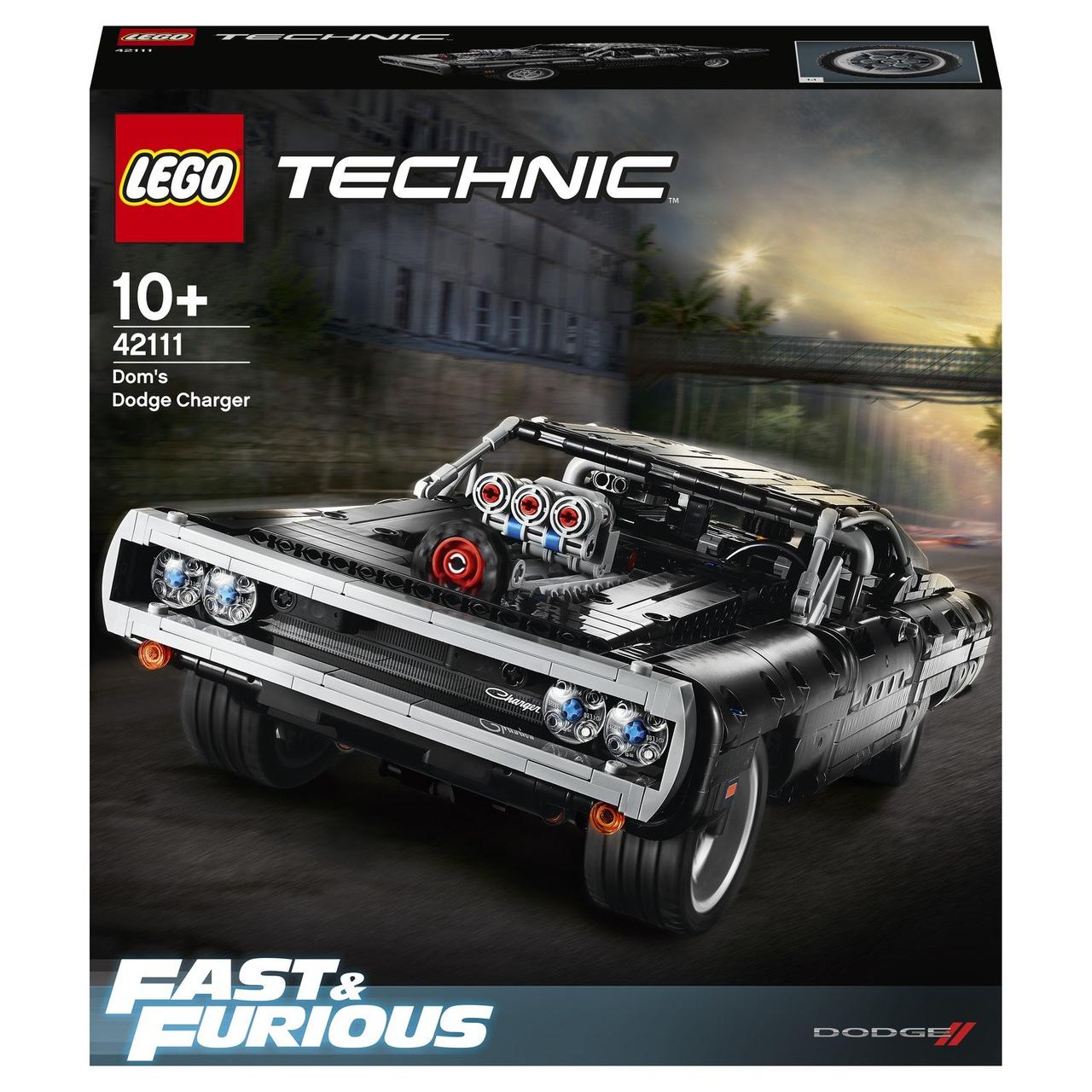 42111 Lego Technic Dodge Charger Доминика Торетто (Уценка) - фото 6 - id-p97571668