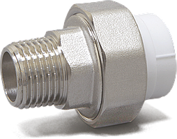 Муфта НР 25Х3/4 разъемная шестигранная FusionPlast "американка"