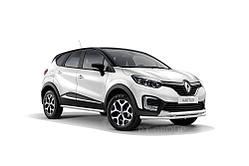 Защита порогов прямая Ø63мм (НПС) RENAULT Kaptur 2016-