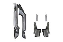 Накладки на ковролин (6 шт) (ABS) RENAULT Logan 2014-